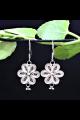 Daisy Floral Silver Filigree Earrings